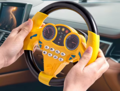 Volan Interactiv pentru Copii cu Sunete și Rotire 360° (culoare aleatorie)  | image