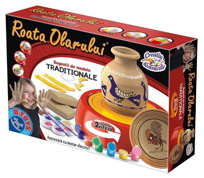 Roata Olarului  cu plastilina Spumini