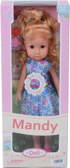 Păpușă Muzicală cu 2 Agrafe, 36cm | image