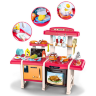 Bucătărie Interactivă pentru Copii cu Efecte Realiste și Set de 45 de Piese