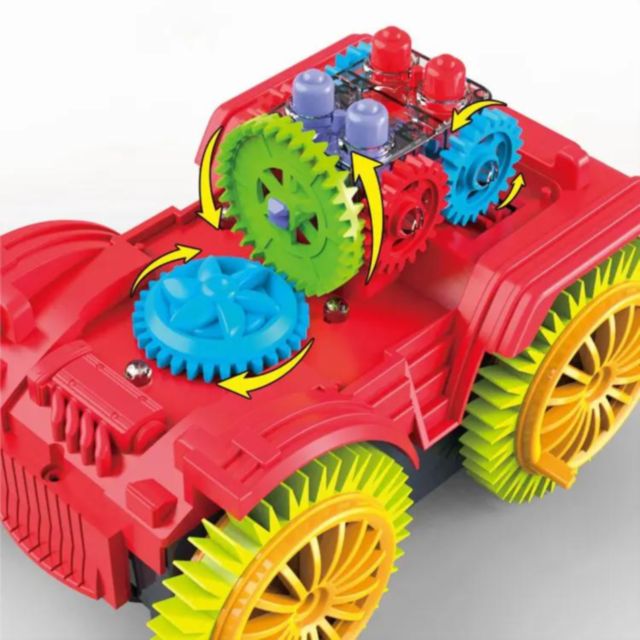 1buc. Mașină de Cascadorii cu Roti Mari și Lumină