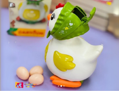 Găinușă Electrică cu Funcție de Pus Ouă, Muzică și Lumini | image