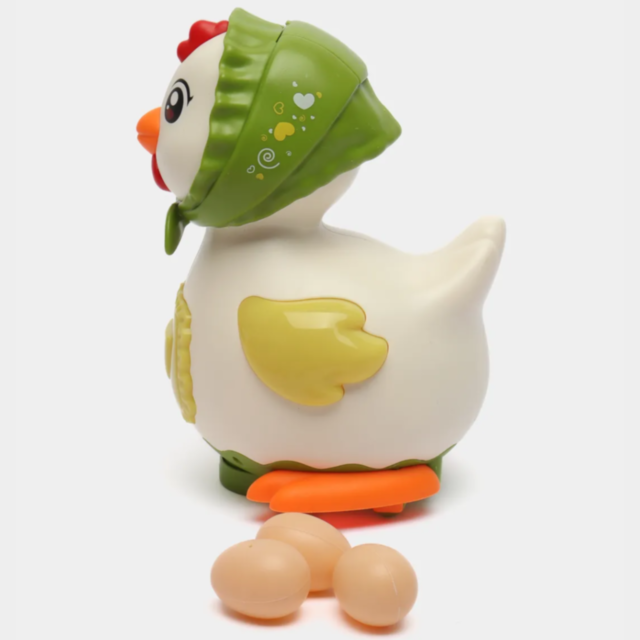 Găinușă Electrică cu Funcție de Pus Ouă, Muzică și Lumini