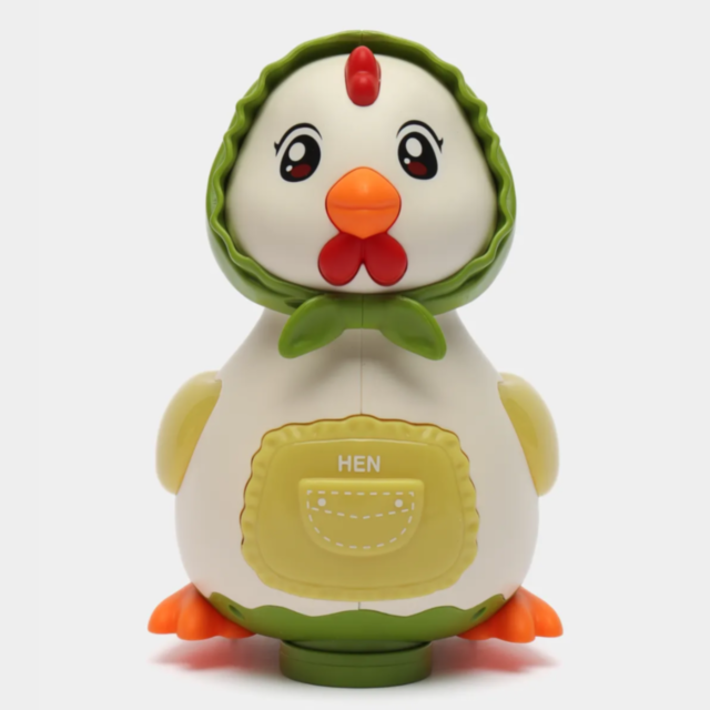 Găinușă Electrică cu Funcție de Pus Ouă, Muzică și Lumini