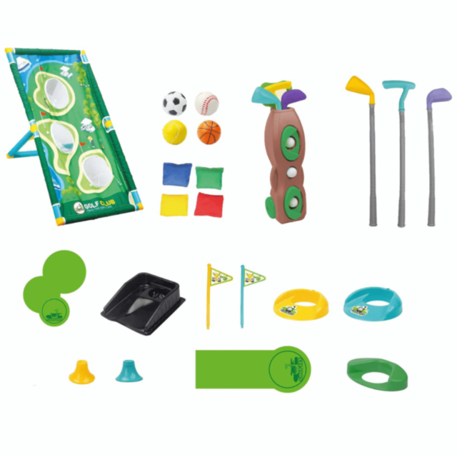 Set Golf pentru Copii cu Mingi, Crose și Ținte