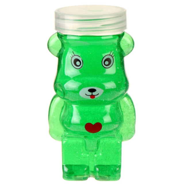 12 buc. Slime cu Cristale în Formă de Ursuleț 