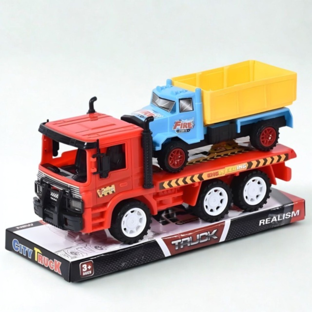 Camion transportor auto cu basculantă pentru copii (culoare aleatorie)