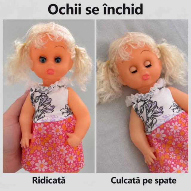 Păpușă de 34 cm cu ochelari și stetoscop