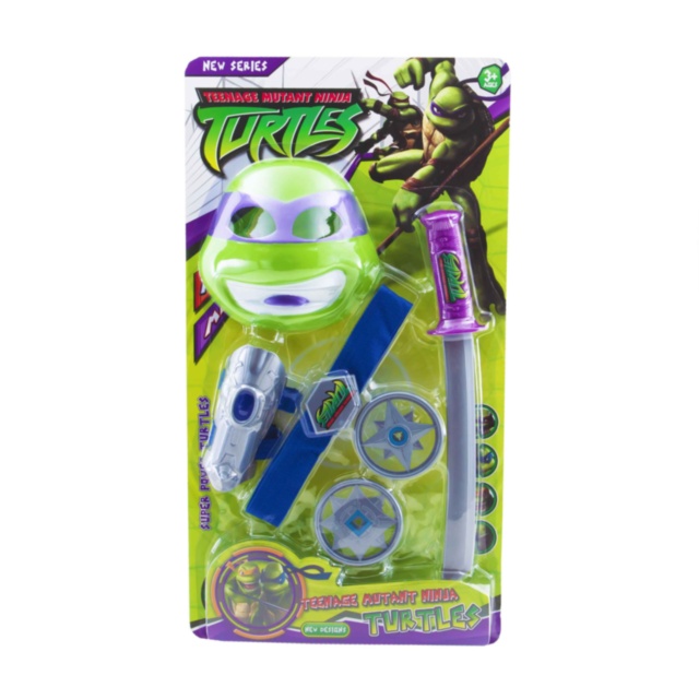 Set  Țestoasele Ninja  cu Mască și Arme