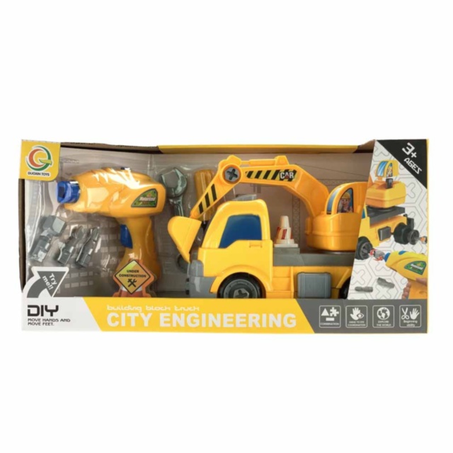 Mașina de Construcție Demontabilă cu Bormașină Electrică, Burghiuri și Accesorii