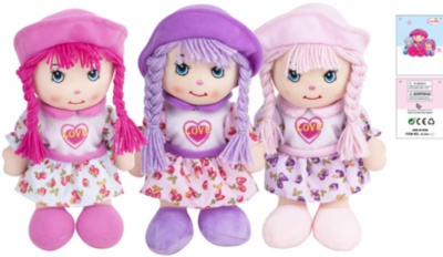 Păpușă Moale din Material Textil, 28cm | image