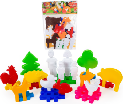 Constructor Puzzle Educativ cu Animale | image