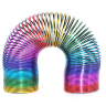Jucărie antistres „Slinky” curcubeu cu aspect metalic