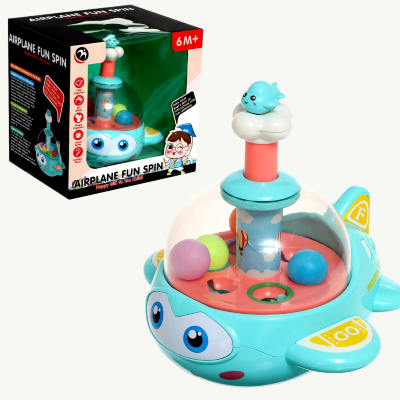 Avionul Magic Rotativ – Distracție Interactivă pentru Copii | image