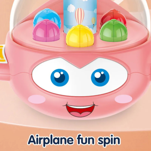 Avionul Magic Rotativ – Distracție Interactivă pentru Copii