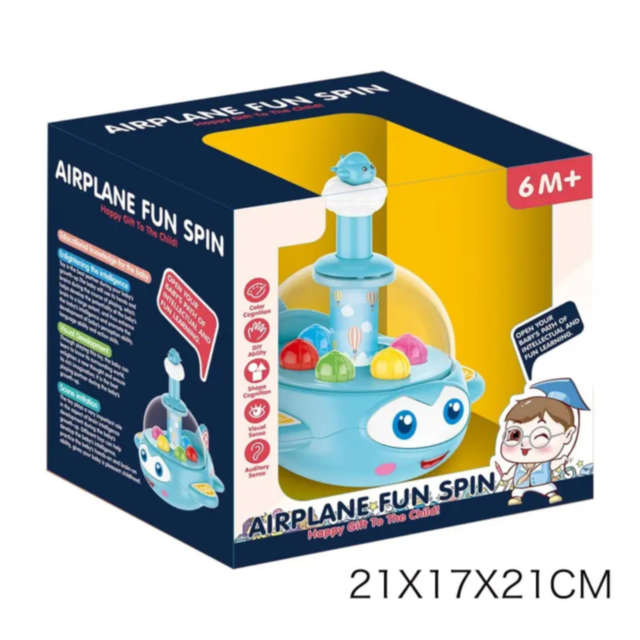 Avionul Magic Rotativ – Distracție Interactivă pentru Copii