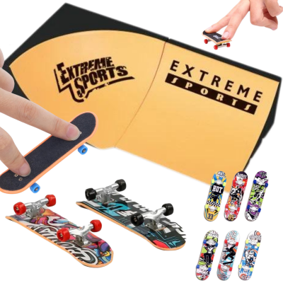 Set skateboard degete „Extreme Sports” – accesorii și rampe incluse | image