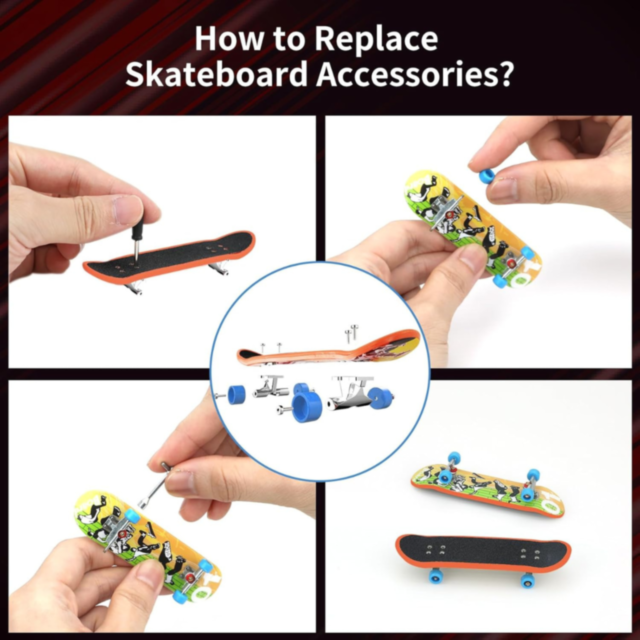 Set skateboard degete „Extreme Sports” – accesorii și rampe incluse