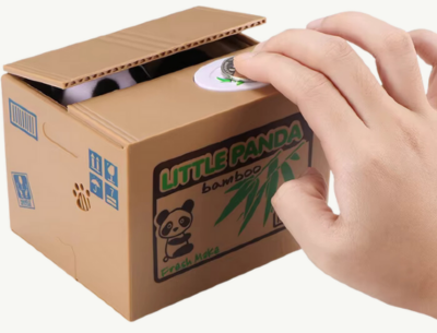 Pușculiță Interactivă Panda – Economisește cu Zâmbetul pe Buze | image