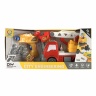 Mașina de Pompieri Demontabilă cu Bormașină Electrică, Burghiuri și Accesorii