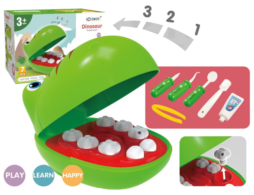 Dinozaurul la Dentist, joc vesel de rol