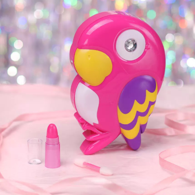 Set de Machiaj pentru Fetițe în Formă de Papagal Roz