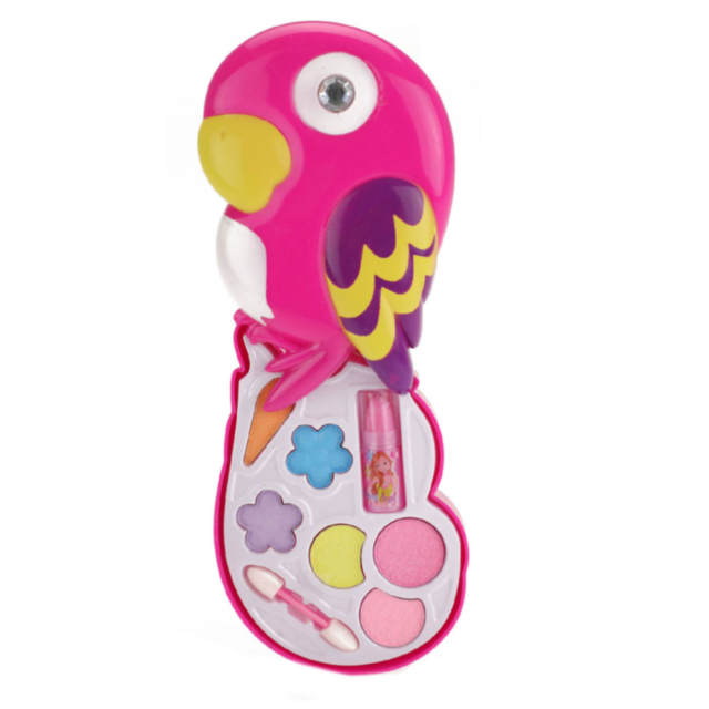 Set de Machiaj pentru Fetițe în Formă de Papagal Roz