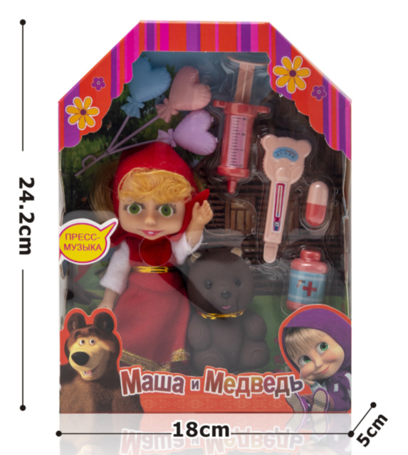 Маша с Медведем и Набором Доктора