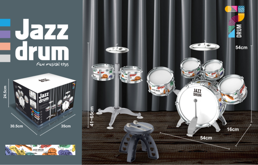 Instalație de Tobe cu Scăunel