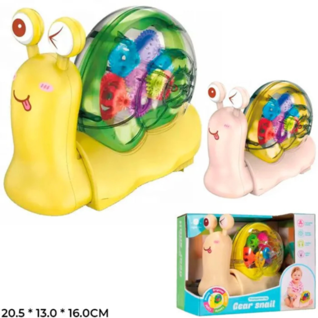Melc Interactiv cu Lumină și Sunet - Gear Snail
