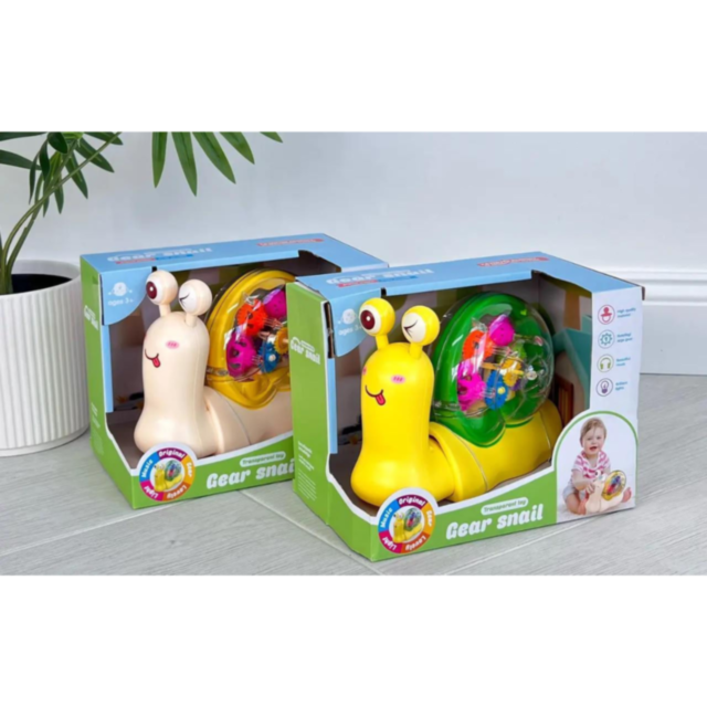 Melc Interactiv cu Lumină și Sunet - Gear Snail