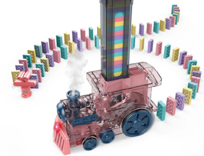Tren Domino cu Locomotivă cu Aburi și Lumină | image