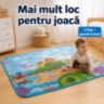 Covor Termic Reversibil pentru Copii cu Litere și Animale