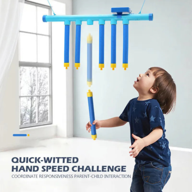 Joc Interactiv de Reacție și Coordonare cu 7 Bastoane Suspendate și Încărcare USB