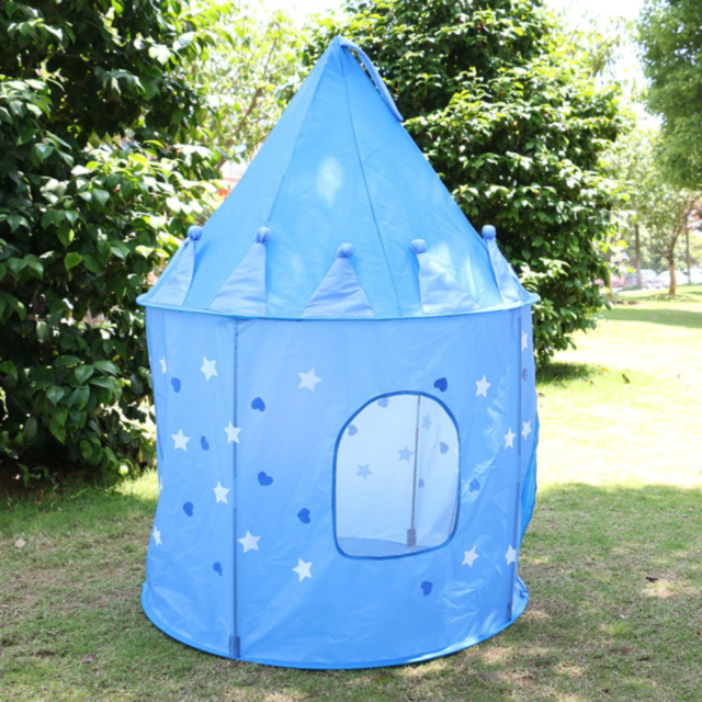 Cort de Joacă Castel Albastru pentru Copii – Aventură și Imaginație Acasă sau în Aer Liber