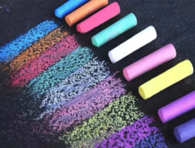 Creta Colorată pentru Trotuar 12 Bucăți | image