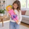 Păpușă muzicală de 53 cm cu ochi mobili