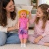 Păpușă muzicală de 53 cm cu ochi mobili