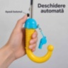 Umbrelă automată pentru copii cu prințesă, unicorni și fluier