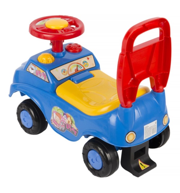 Mașinuță fără Pedale Acționată cu Picioarele