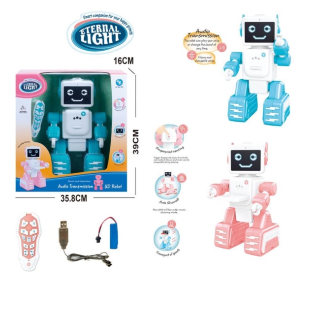 Robot Teleghidat, Interactiv, Programabil cu Multiple Funcții