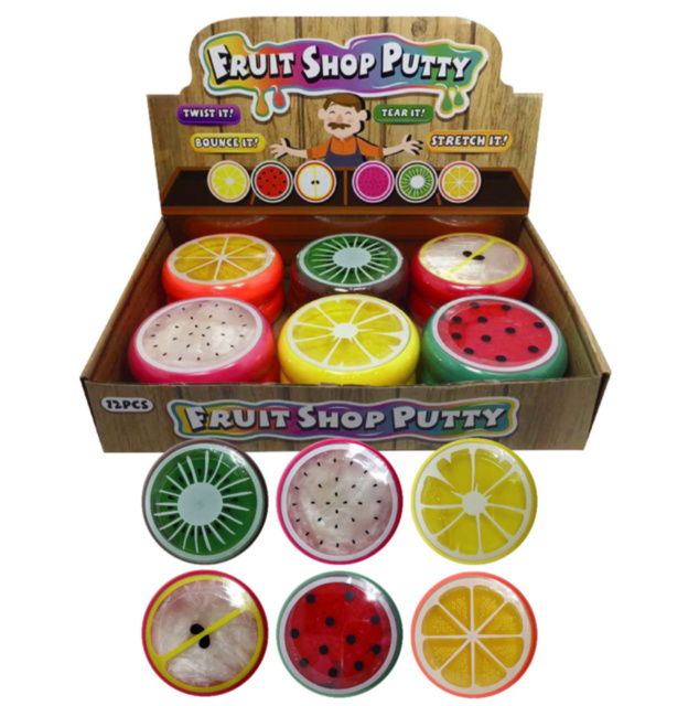 Gelatina Slime în Formă Irezistibilă de Fructe, set 12buc. preț 1 buc.