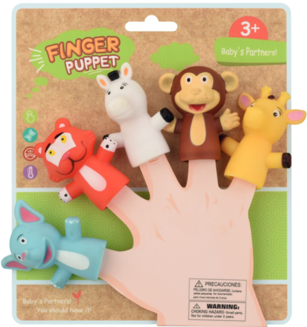 Театр Пальчиков, набор "Счастливые Животные"