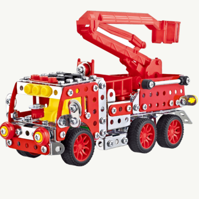 Camion de Pompieri - Set de Asamblare 328 Piese