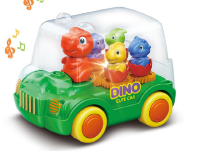 Autobuz Interactiv Dinozaur – Lumini și Sunete Magice (culoare aleatorie) | image