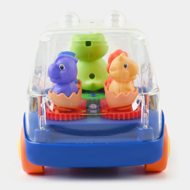 Autobuz Interactiv Dinozaur – Lumini și Sunete Magice (culoare aleatorie)