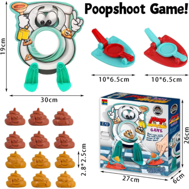 Poop Shooting Game – Joc Amuzant de Îndemânare pentru Copii și Familie