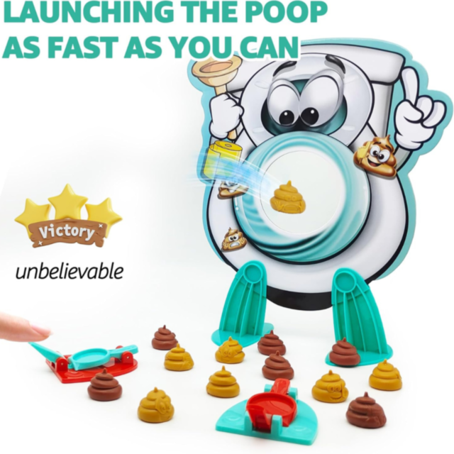 Poop Shooting Game – Joc Amuzant de Îndemânare pentru Copii și Familie