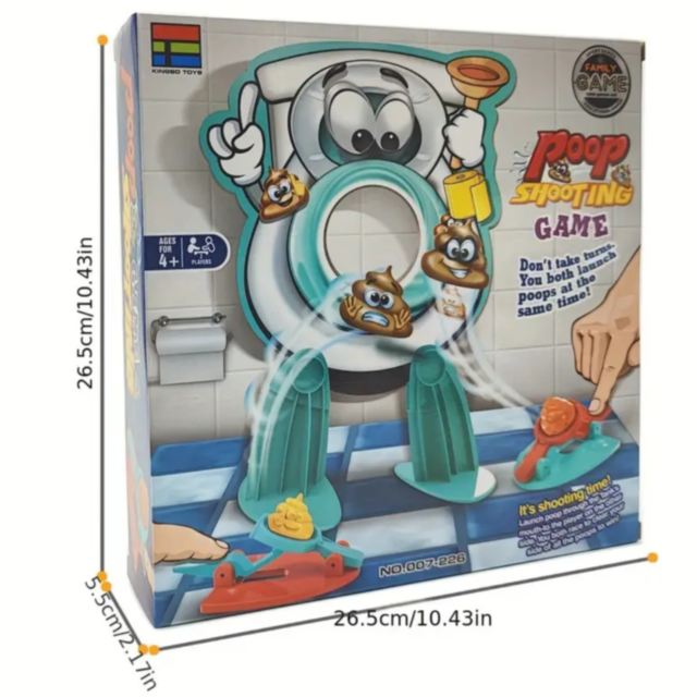 Poop Shooting Game – Joc Amuzant de Îndemânare pentru Copii și Familie