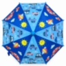 Umbrelă automată pentru copii cu mașinuțe și husă telescopică